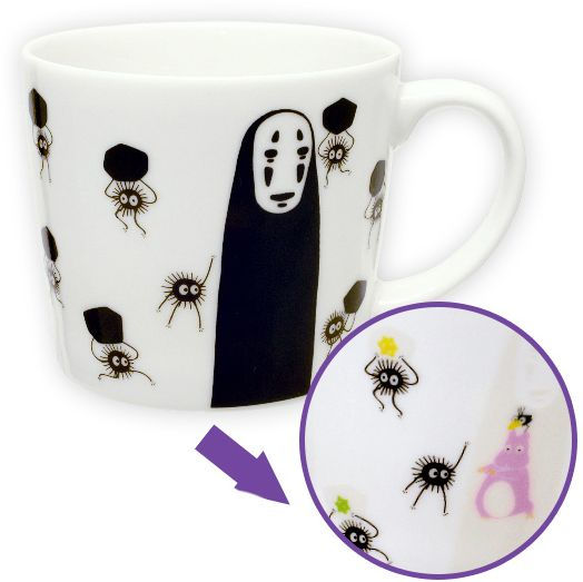 "Spirited Away" - No Face and Soots Color Changing Teacup Mug