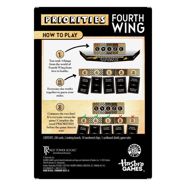 Priorities Fourth Wing