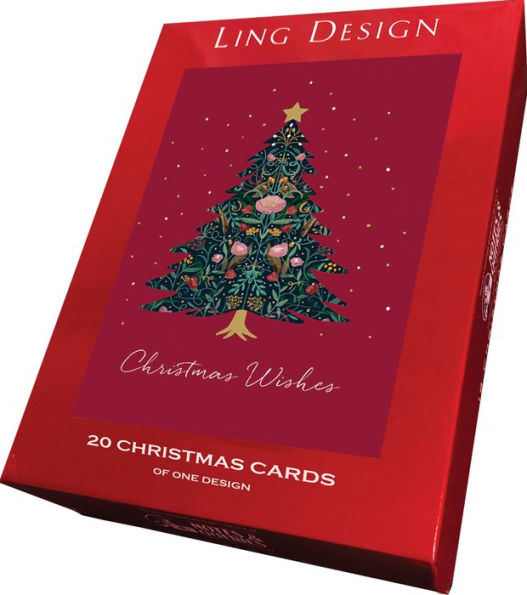 Holiday Boxed Cards Christmas Tree (20 cards) by Notes & Queries