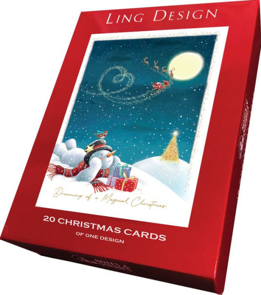 Holiday Boxed Cards Snowman (20 cards)