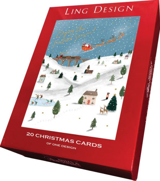 Holiday Boxed Cards Santa (18 cards)