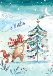 Alternative view 3 of Holiday Boxed Cards Snowscene (18 cards)
