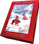 Alternative view 4 of Holiday Boxed Cards Snowscene (18 cards)