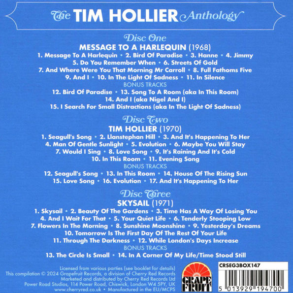 Time Has a Way of Losing You: The Tim Hollier Anthology