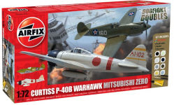 Alternative view 1 of Curtiss P40B Warhawk/Mitsubishi Zero