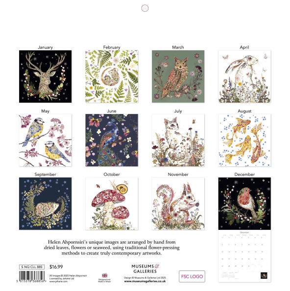2026 WILD PRESS WALL CALENDAR