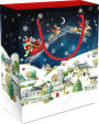 Santa Sleigh Medium Gift Bag