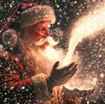 ★santa 2019 Middle part santa claus wig and santa beard yak hair