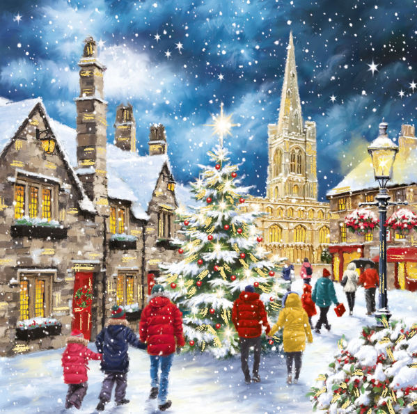 Winter Scenes 12 Deluxe Boxed Cards