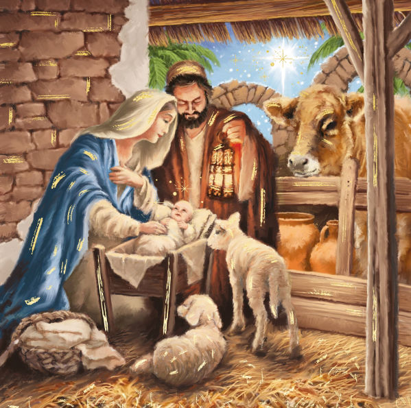 Nativity 8 Deluxe Boxed Cards