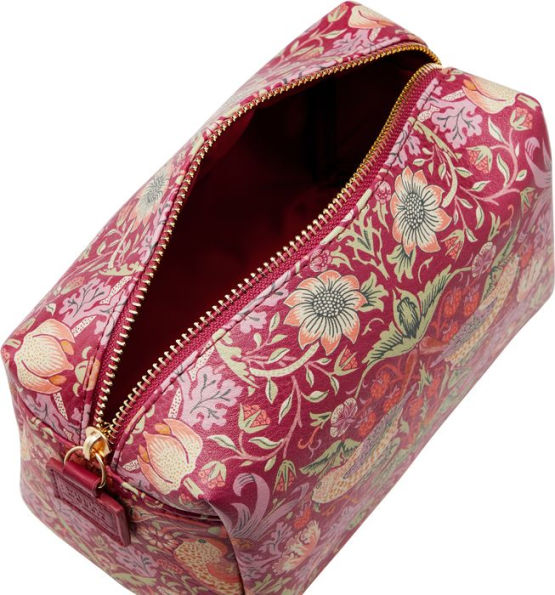 William Morris Strawberry Makeup Bag