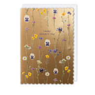 Title: Pressed Flowers All Over Mother's Day Card