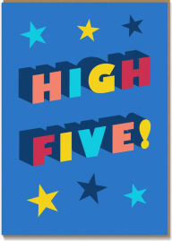 Title: Graduation Greeting Card High Five