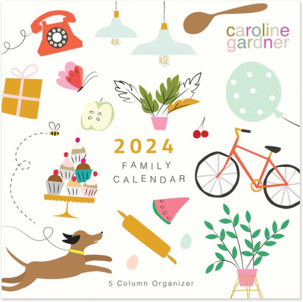 Caroline Gardner Bits & Bobs SQ Family Calendar