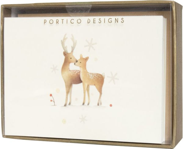 Deer & Hedgehog Holiday Card Set