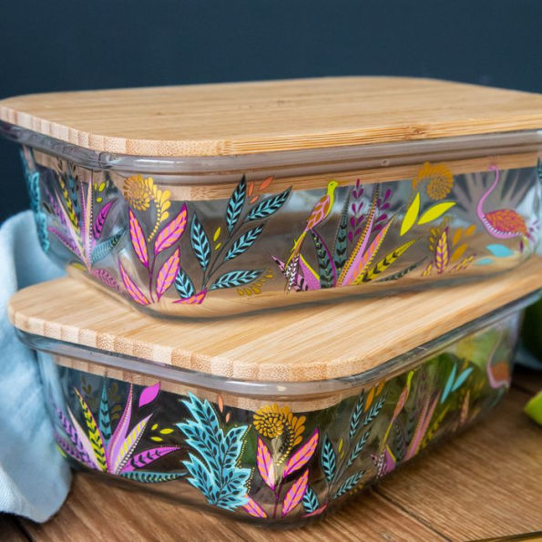 Sara Miller Savana Glass Lunch box