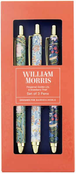 William Morris Set of 3 Pens