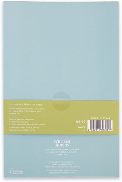 William Morris List Pad