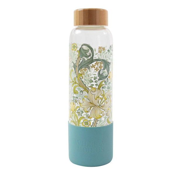 William Morris Glass Water Bottle