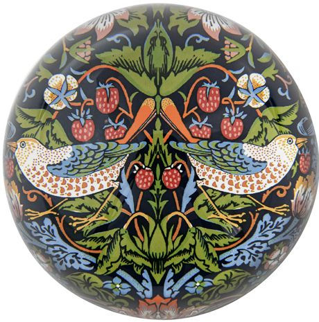 William Morris Glass Paperweight