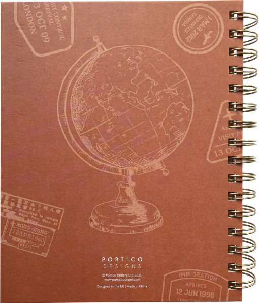 2024-2025 Travel Adventure 17m Weekly Wiro Planner