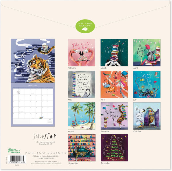 2025 Snowtap Bookish SQ Calendar