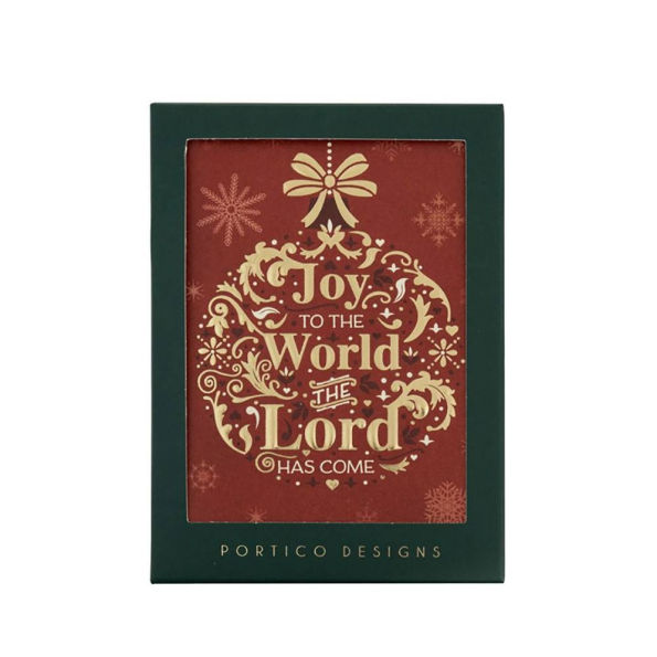 Joy to the World Bauble Boxed Notecards