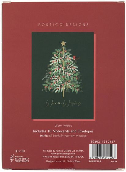 Warm Wishes Tree Boxed Notecards