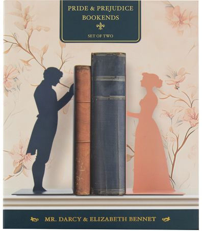 Pride and Prejudice Metal Bookend
