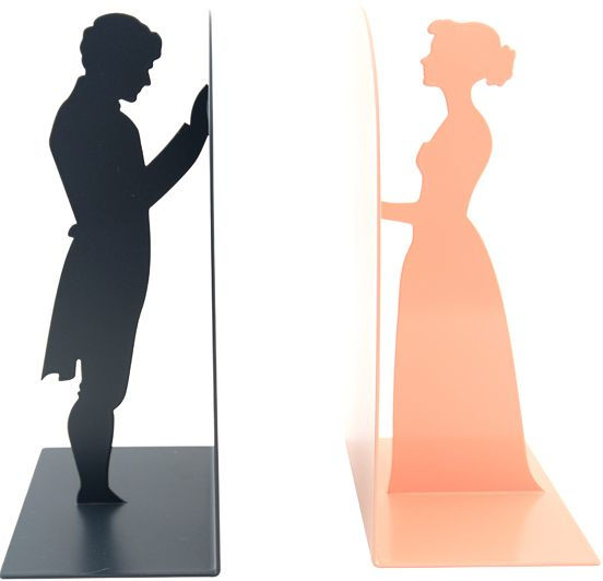 Pride and Prejudice Metal Bookend