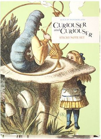 Alice in Wonderland Sticky Notes Book