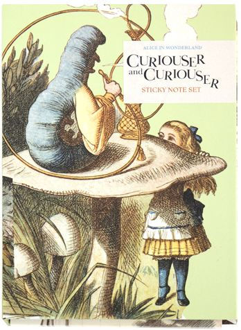 Alice in Wonderland Sticky Notes Book