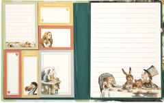 Alternative view 3 of Alice in Wonderland Sticky Notes Book