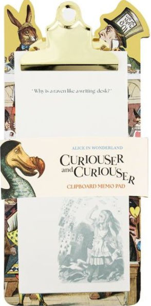 Alice in Wonderland Clipboard and List Pad