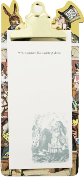 Alice in Wonderland Clipboard and List Pad
