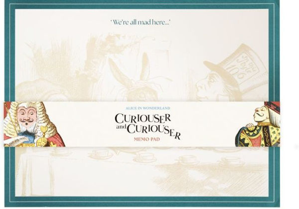 Alice in Wonderland Memo Pad