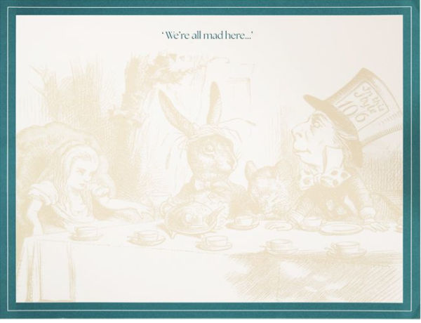 Alice in Wonderland Memo Pad