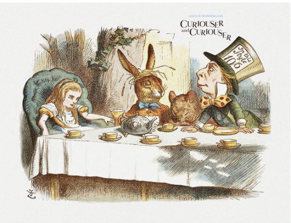 Alice in Wonderland Memo Pad