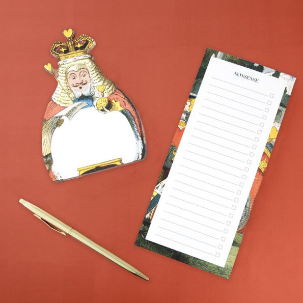 Alice in Wonderland List and Memo Pad