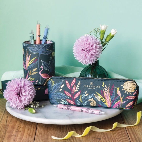 Sara Miller Savannah Pencil Case NVY