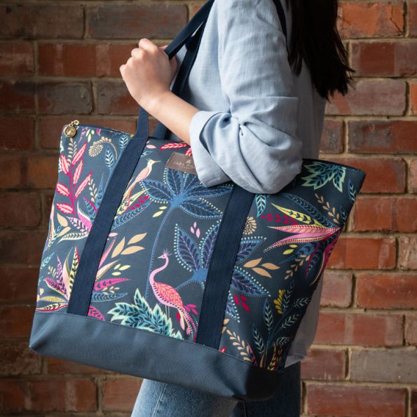 Sara Miller Savannah Tote Bag NVY