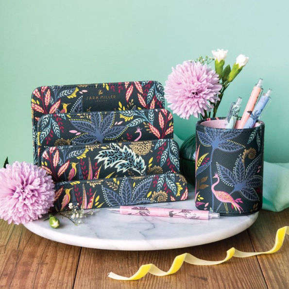 Sara Miller Savannah Pen/Pencil Holder NVY