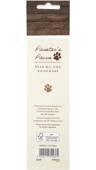 Classic Dog Reading Bookmark