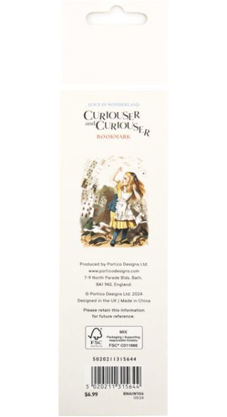 Alice In Wonderland: Alice Bookmark