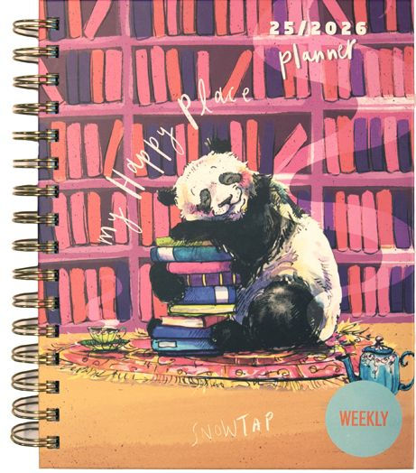 2025-2026 Snowtap Bookish 17m Weekly Wiro Planner