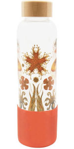 Title: Archive Oceans Glass Water Bottle