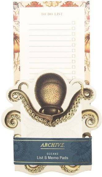 Archive Oceans List and Memo Pads