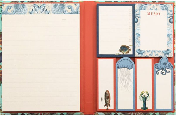 Archive Oceans Sticky Notes Book