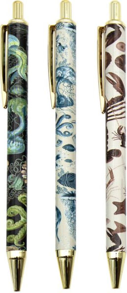 Archive Oceans Set of 3 Pens