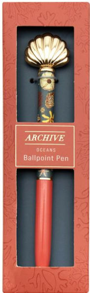 Archive Oceans Shell Topped Pen